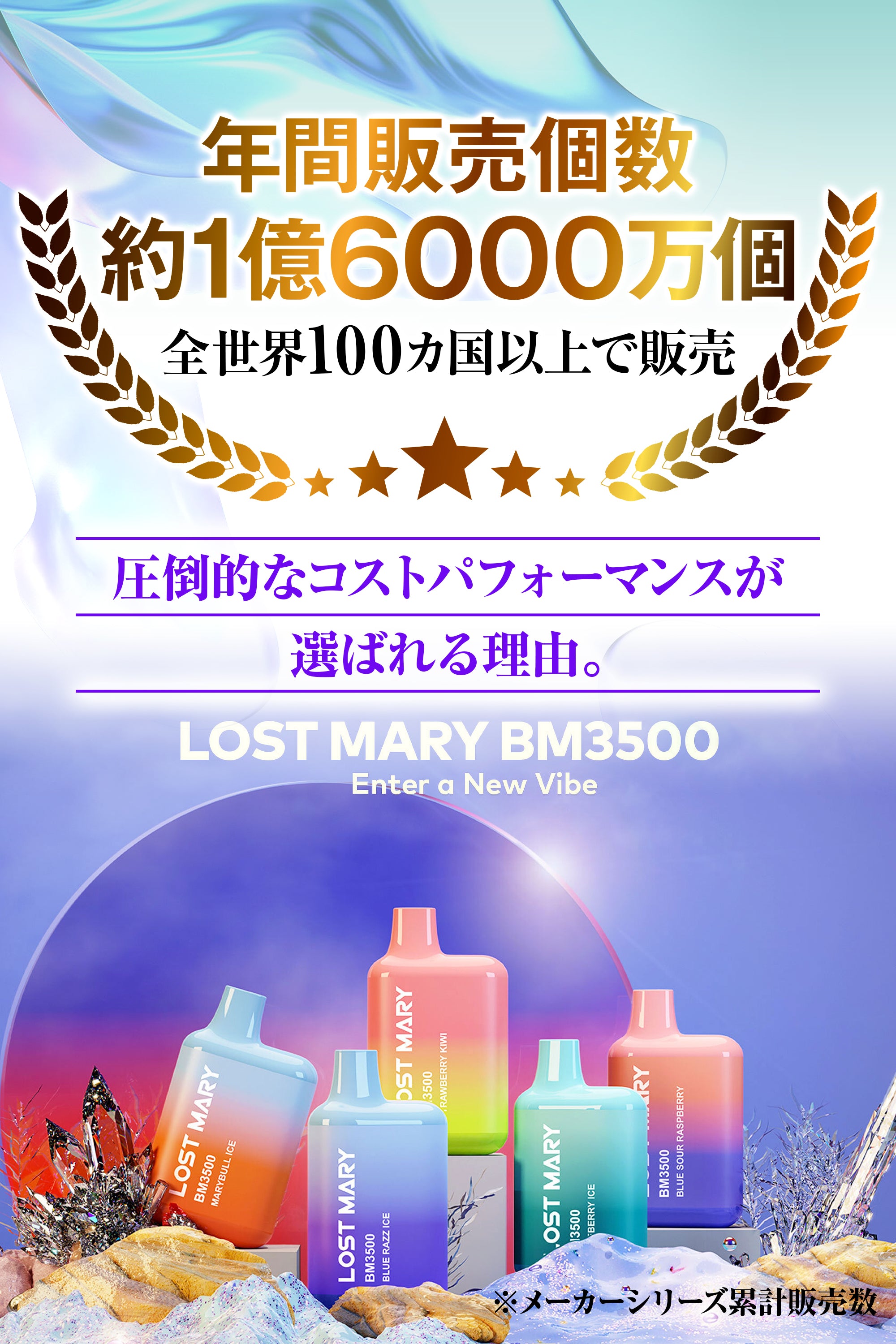 LOST MARY BM3500 レモンライム